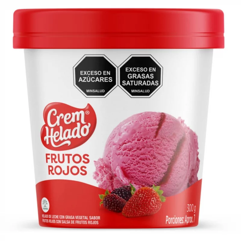 Helado Crem Helado Frutos Rojos 1/2 L x 300 g