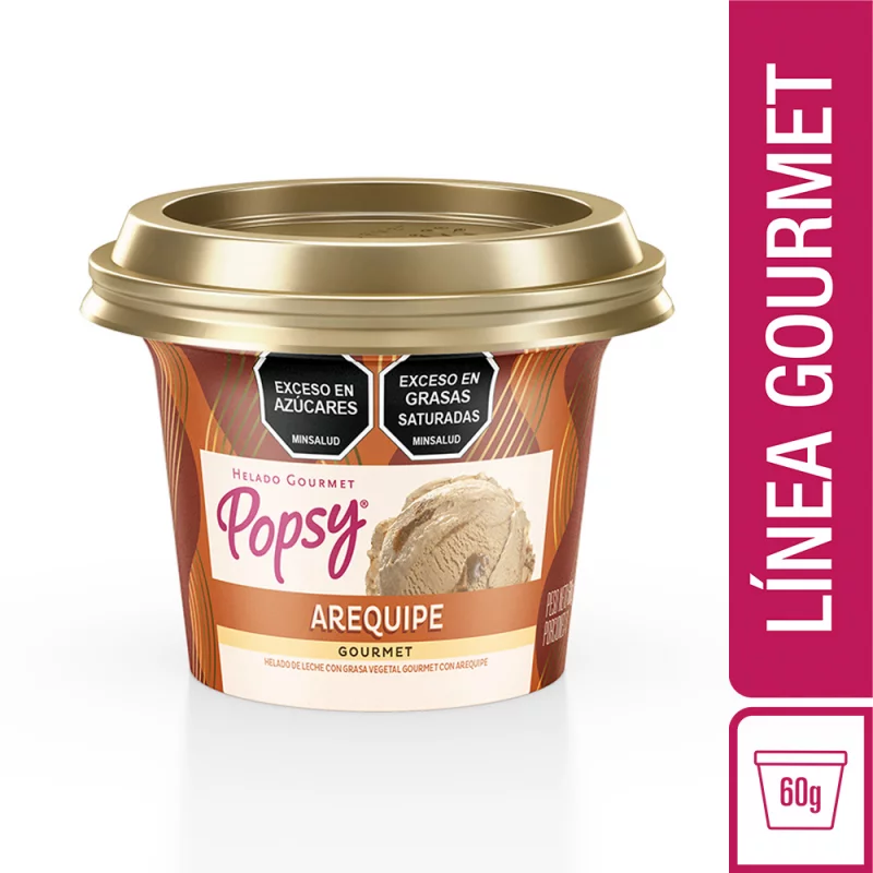 Helado Popsy Vasito Arequipe 60 g