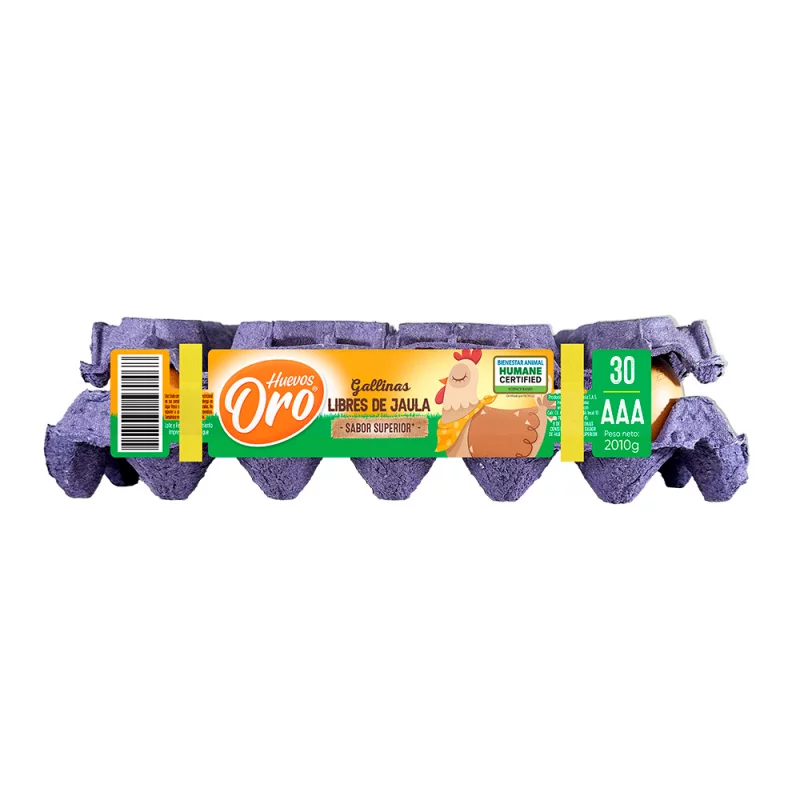 Huevo Tipo AAA Huevos Oro x 30 Und