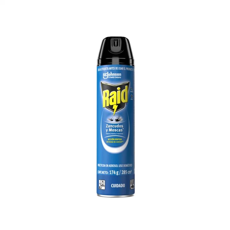 Insecticida Raid Voladores Spray 285 ml