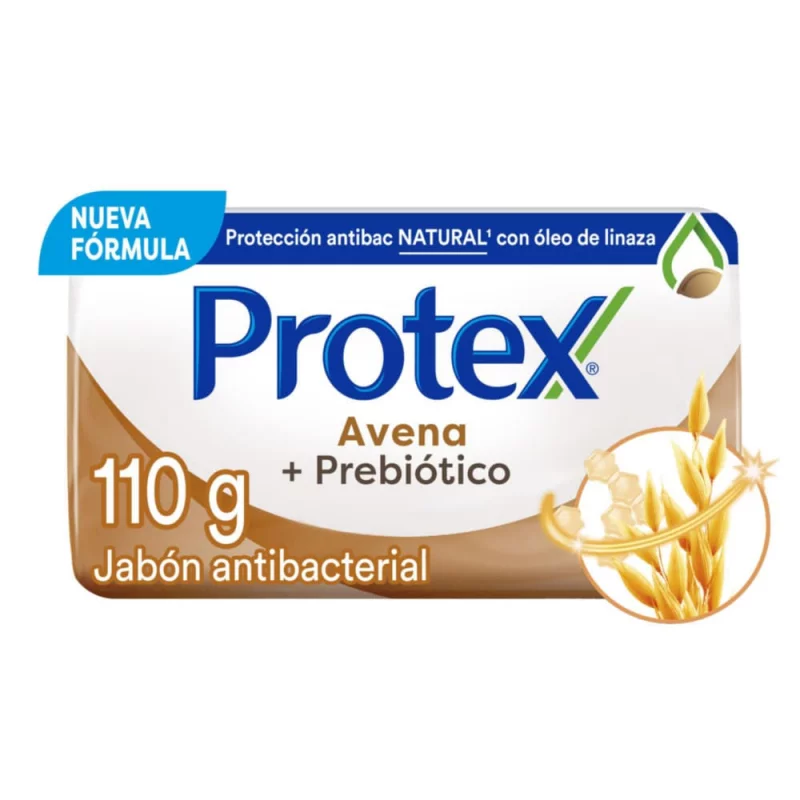 Jabón Antibacterial en barra Protex Avena 3undx110g