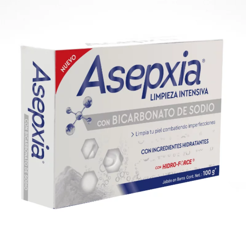 Jabon Asepxia 100 g Bicarbonato