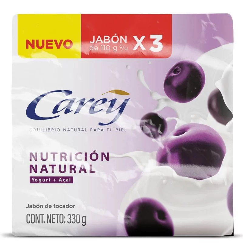 Jabon Carey Nutricion 3 x 110 g