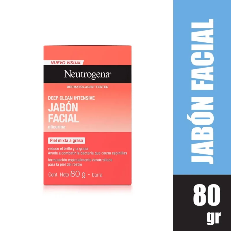 Jabon Facial Neutrogena Barra x 80 g