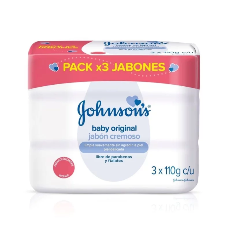Jabón Johnson Baby 3X110 g Original
