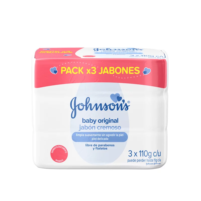 Jabón Johnson Baby 3X110 g Original
