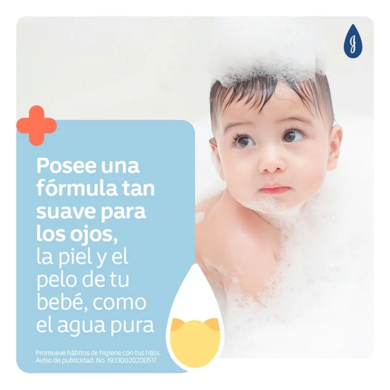 Jabón Johnson Baby 400 ml Líquido Pies A Cabeza