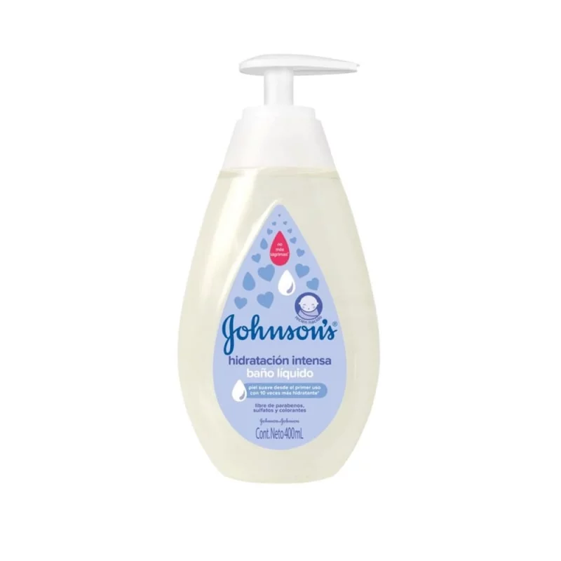 Jabón Johnson Baby Líquido 400 ml Hidratación Intensiva