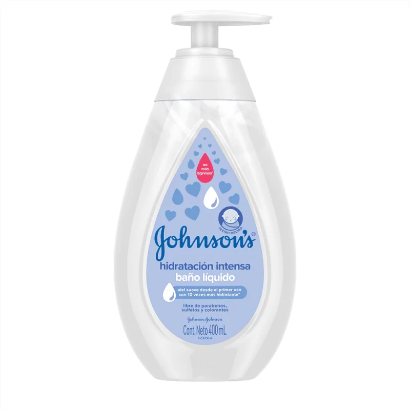 Jabón Johnson Baby Líquido 400 ml Hidratación Intensiva