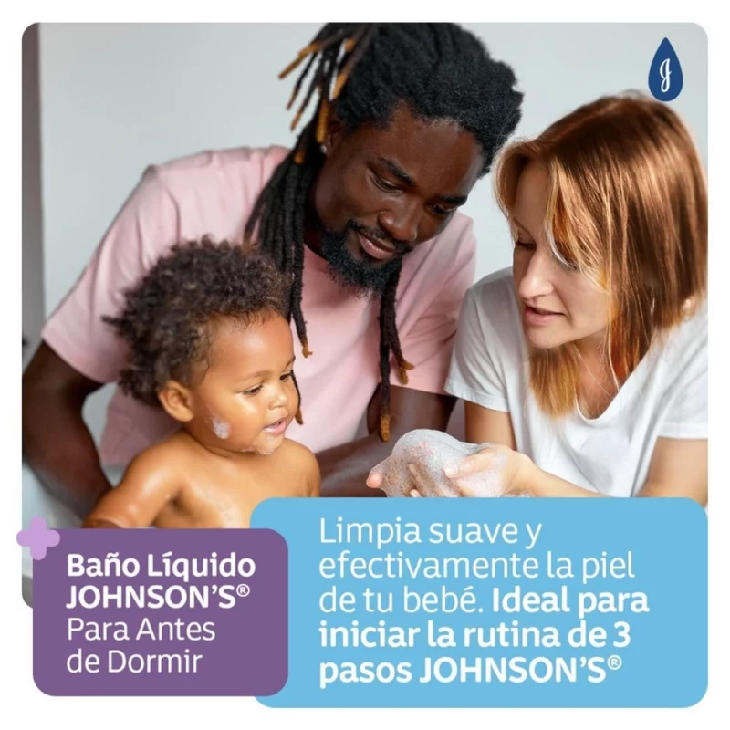 Jabon Johnson Baby Líquido x 400 ml Antes Dedormi