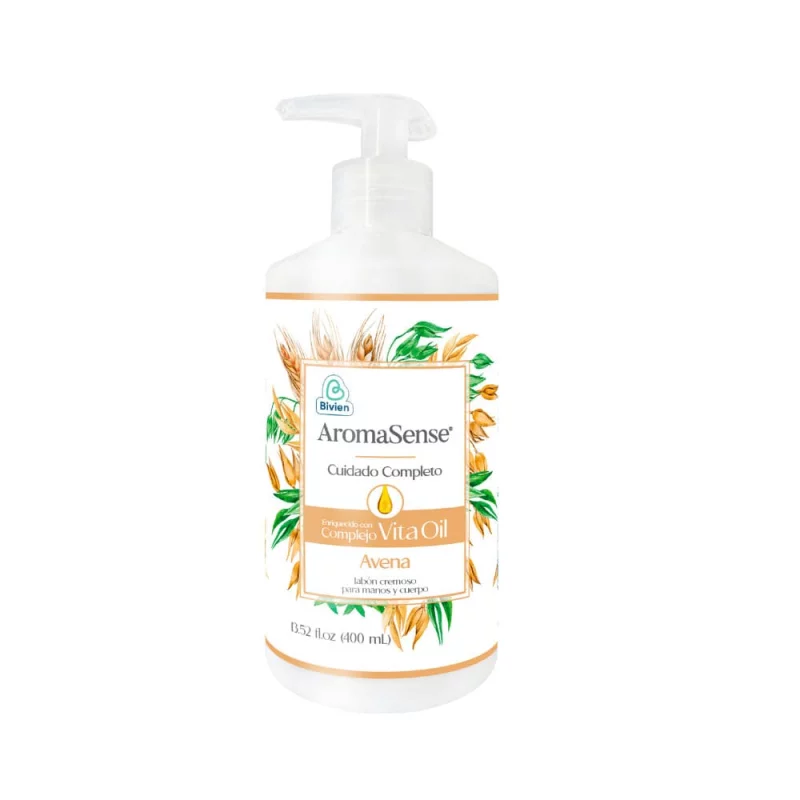 Jabón Líquido Aromasense Valvula Avena x 400 ml