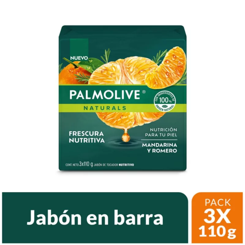 Jabón Palmolive Mandarina Y Romero 3 und x 330 g