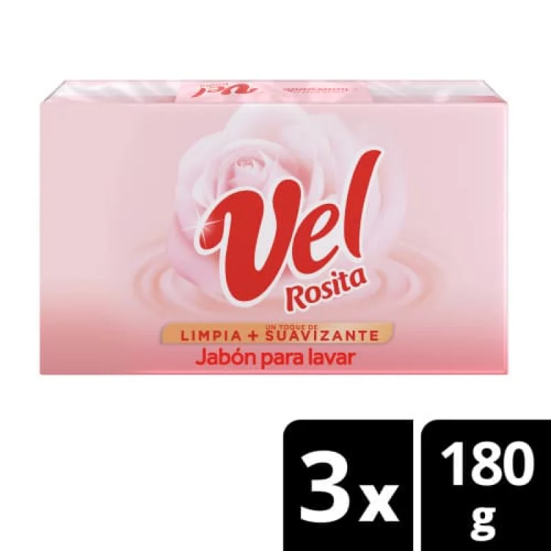 Jabon Vel Rosita 3 und x 540 g