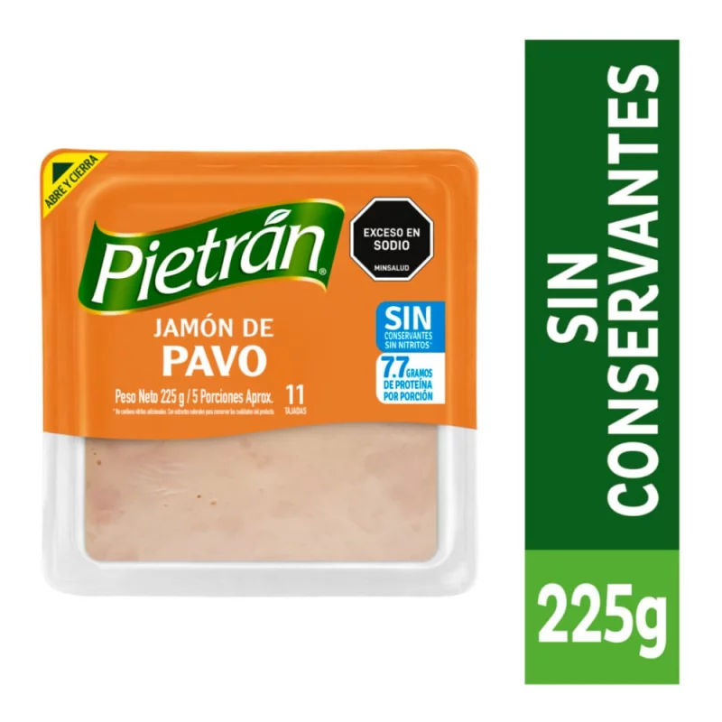 Jamón Pietrán Zenú Pavo 225 g