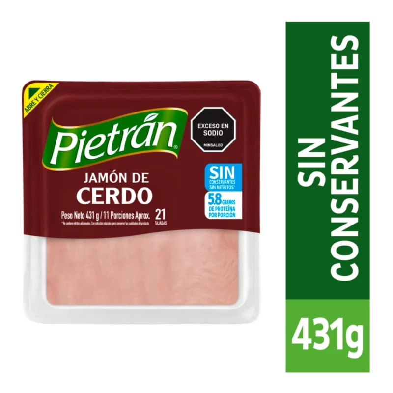 Jamón Pietrán Zenú Sin Conservantes 431 g