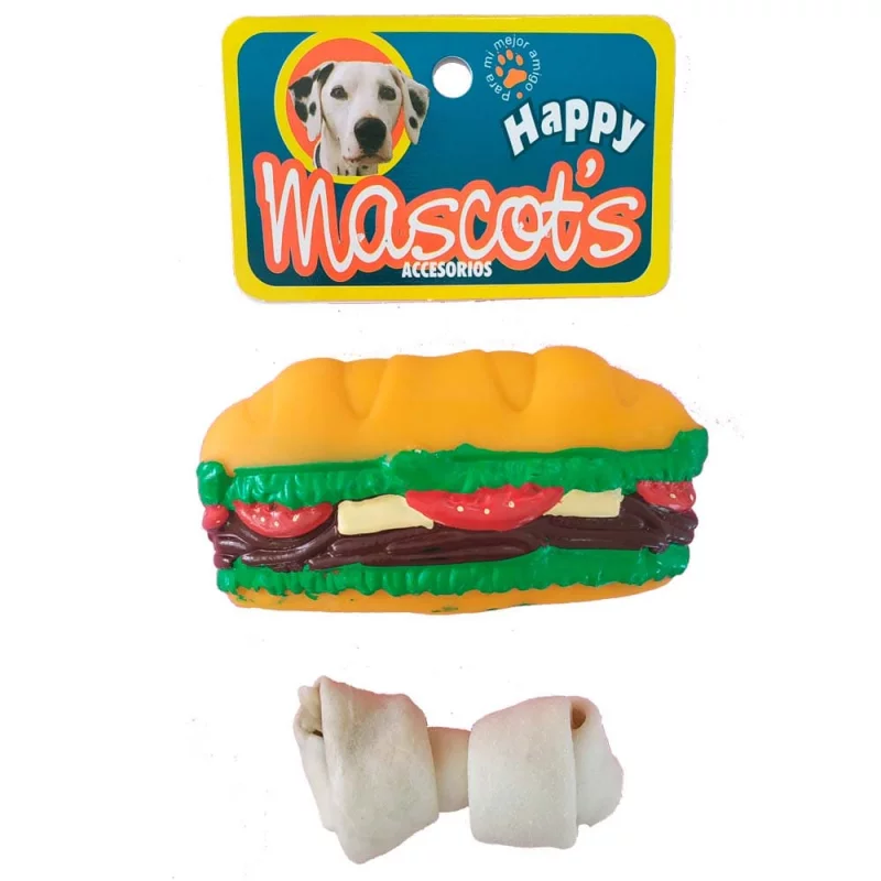 Juguete Sonajero Happy x 1 und Gratis Hueso