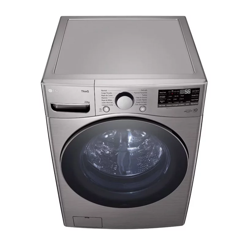 Lavadora LG 22 kg Gris WM22VV26R.ASSECOL