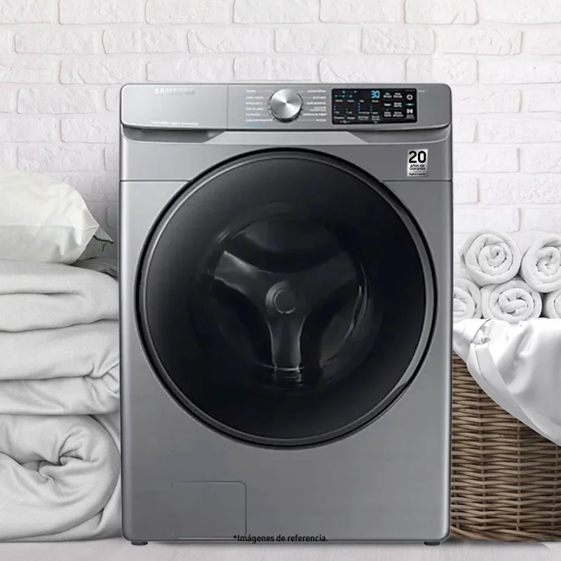 Lavadora SAMSUNG Carga Frontal 48 Libras (22 kg) WF22R6270AP/CO Gris