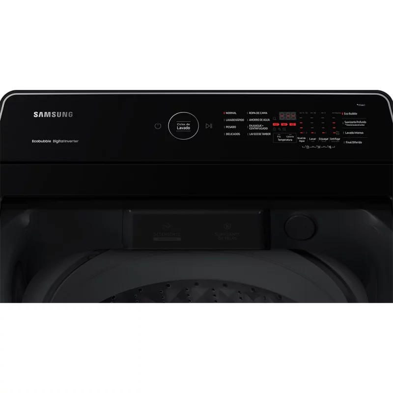 Lavadora Samsung Carga Superior 19 kg Gris WA19CG6441BDCO