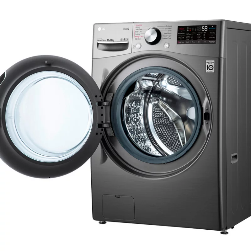 Lavadora Secadora LG Carga Frontal 16 kg WD16EG2S6 Gris