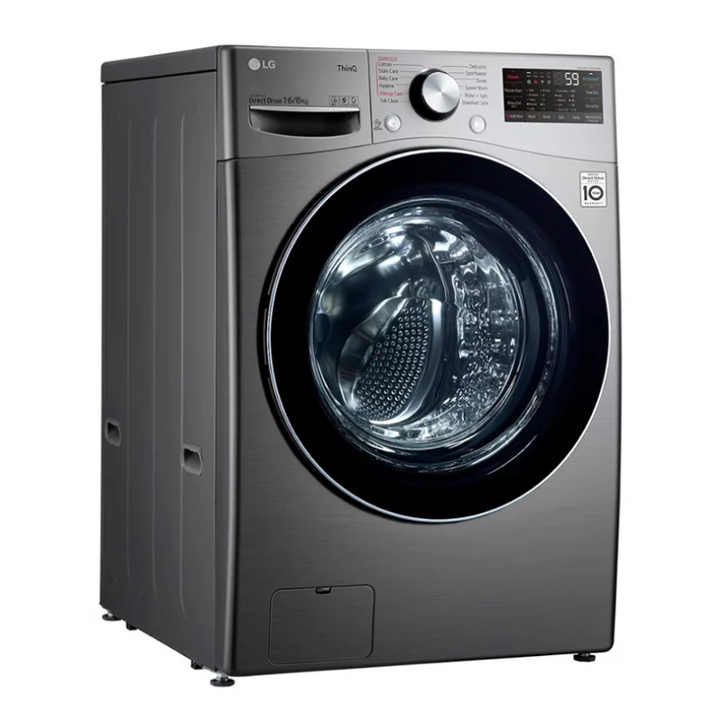 Lavadora Secadora LG Carga Frontal 16 kg WD16EG2S6 Gris