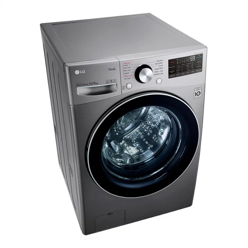 Lavadora Secadora LG Carga Frontal 16 kg WD16EG2S6 Gris