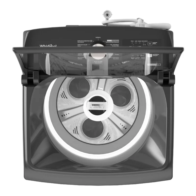 Lavadora Whirlpool 17 kg  Xpert Dual Gris WWN17ABAAC
