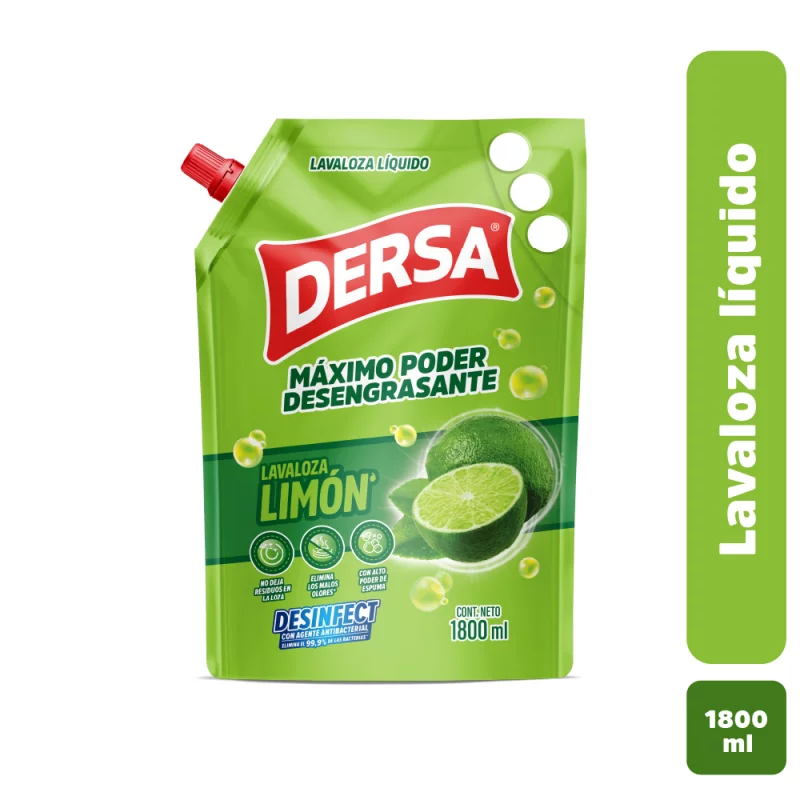 Lavaloza Dersa Limón x 1800 ml