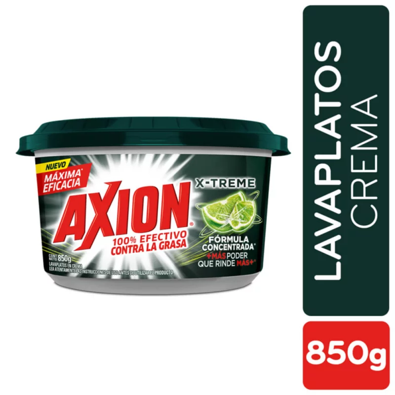 Lavaplatos en crema Axion Xtreme 850g