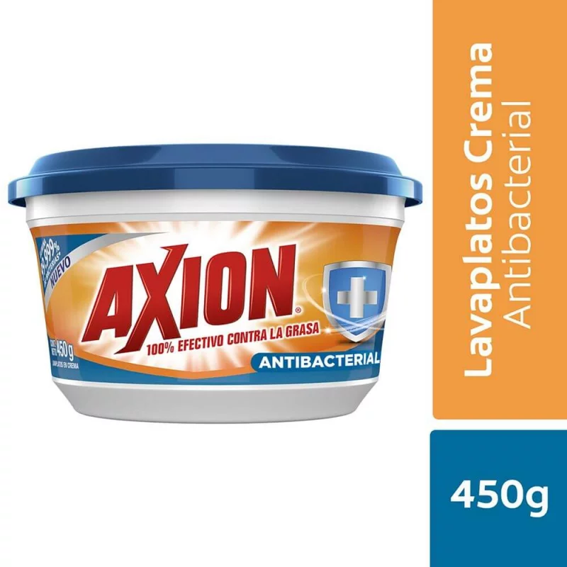 Lavaplatos en Pasta Axion Antibacterial 450g