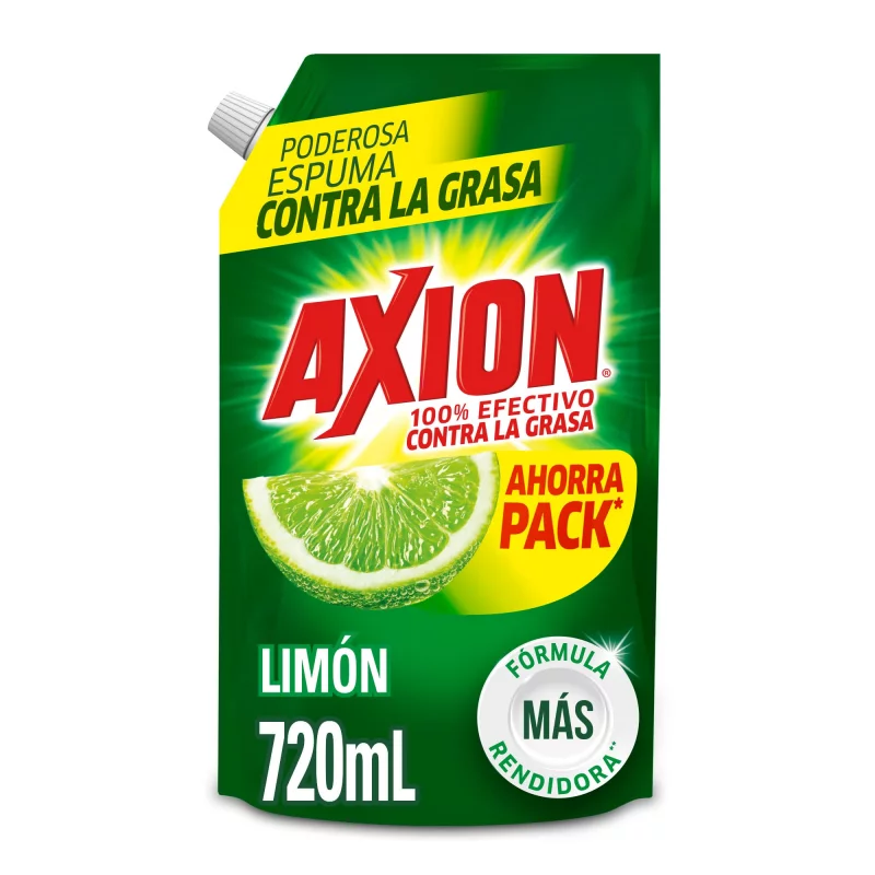 Lavaplatos Líquido Axion Limón 720ml