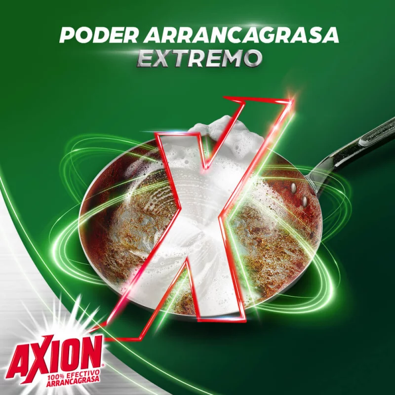 Lavaplatos Líquido Axion Xtreme 1.5L Doypack