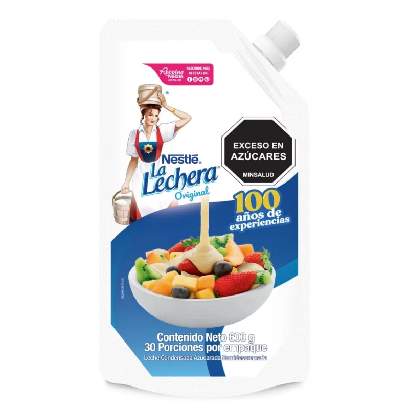 Leche Condensada La Lechera Doy Pack x 600g