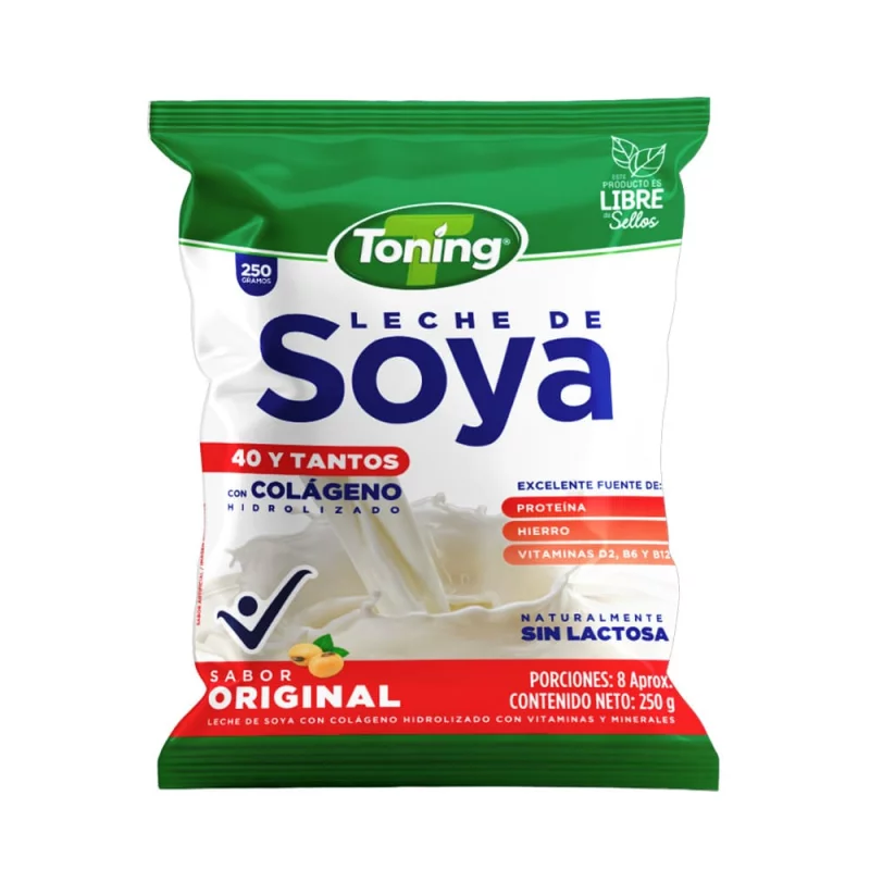 Leche De Soya Toning 250 g