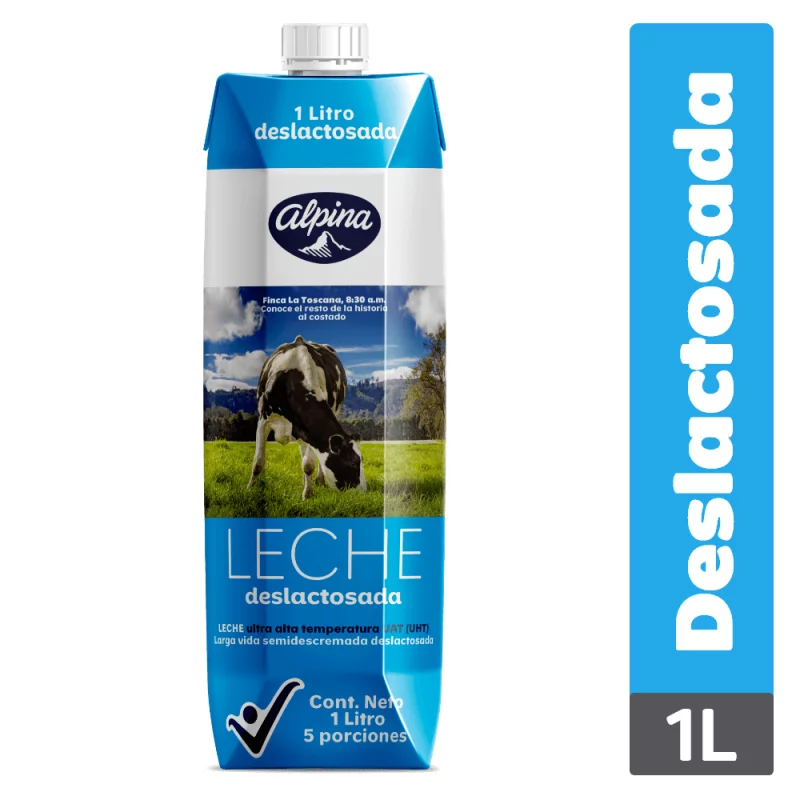 Leche Deslactosada Caja 1 L