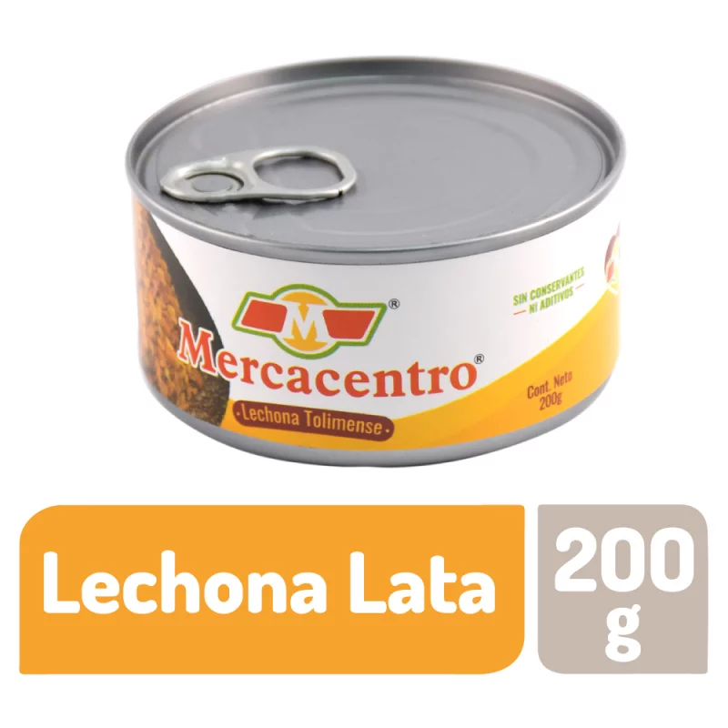 Lechona Mercacentro 200 g Lata
