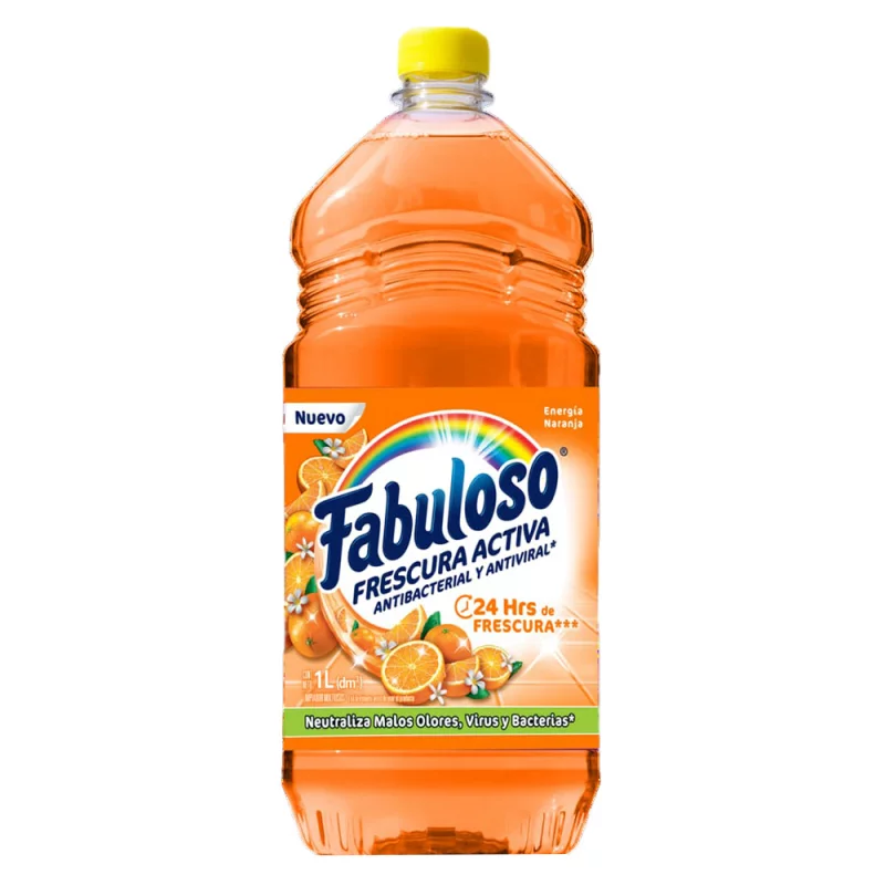 Limpia Pisos Fabuloso Energía Naranja 1000 mL