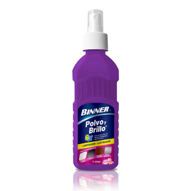 Limpiador Binner MuLitrosisuperficies Polvo Y Brillo x 250 ml 1