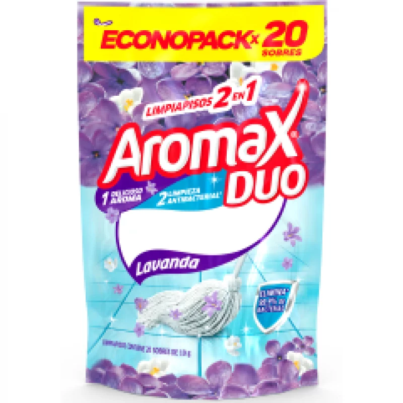 Limpiapisos Aromax Dúo Lavanda 20X10 g