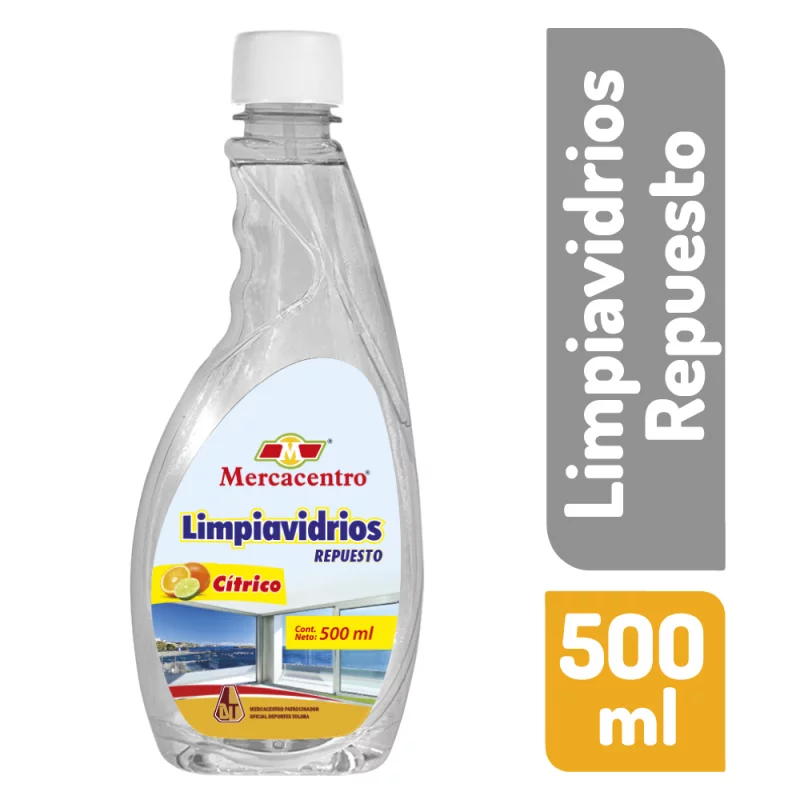 Limpiavidrios Mercacentro Citrus Repuesto 500 ml