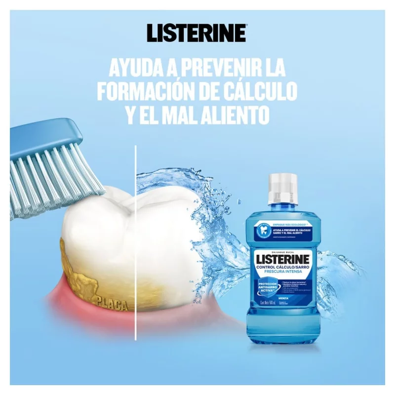 Listerine Control Calculo x 500 ml