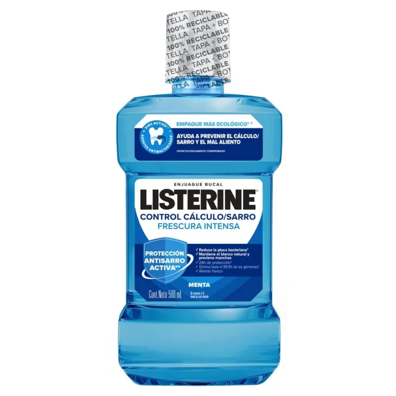 Listerine Control Calculo x 500 ml