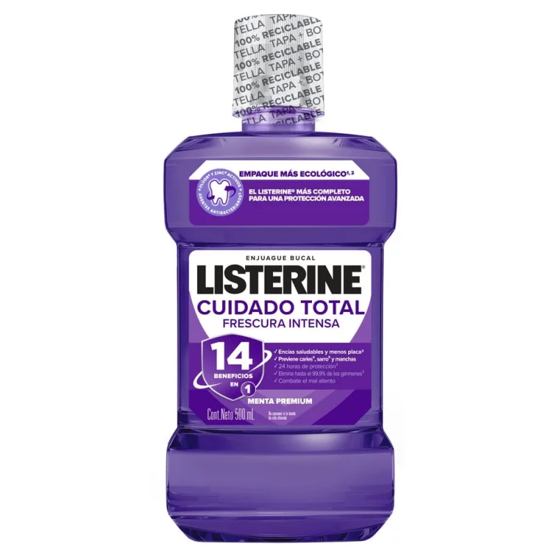 Listerine Cuidado Total x 500 ml