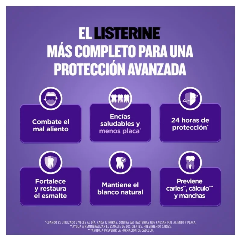 Listerine Cuidado Total x 500 ml