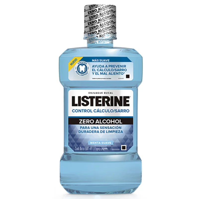 Listerine Zero 500 ml Control Cálculo/Sarro