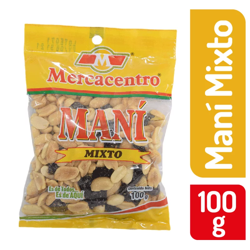 Maní  Mixto Mercacentro 100 g