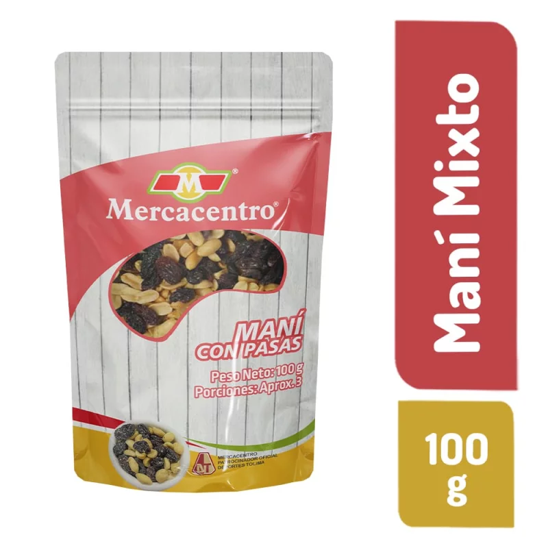 Maní  Mixto Mercacentro 100 g