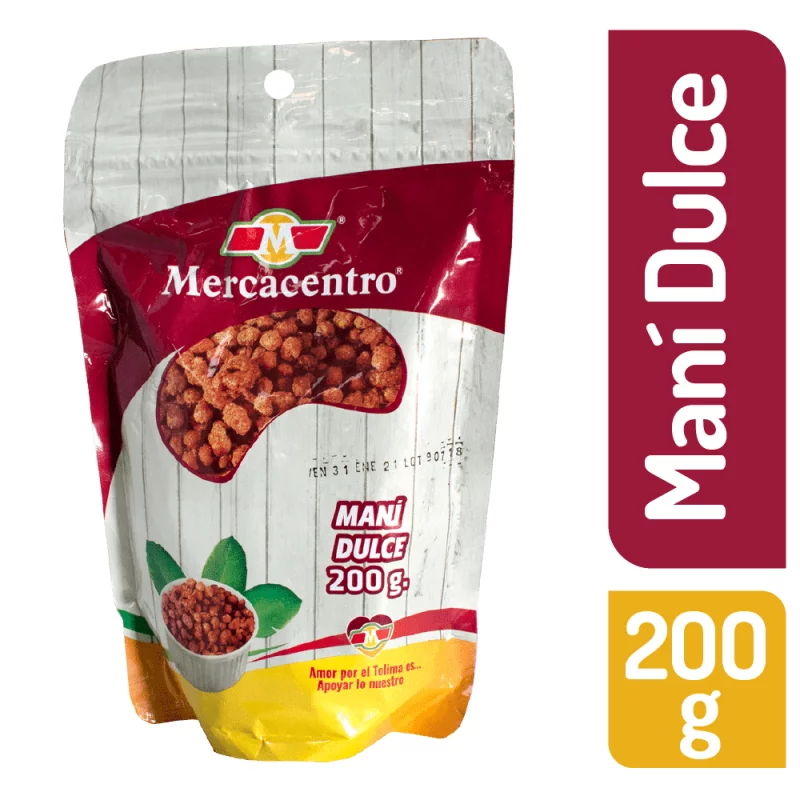 Maní Dulce Mercacentro 200 g