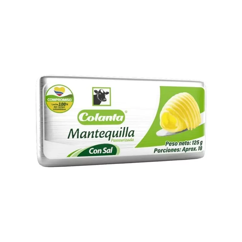Mantequilla Colanta Con Sal 125 g