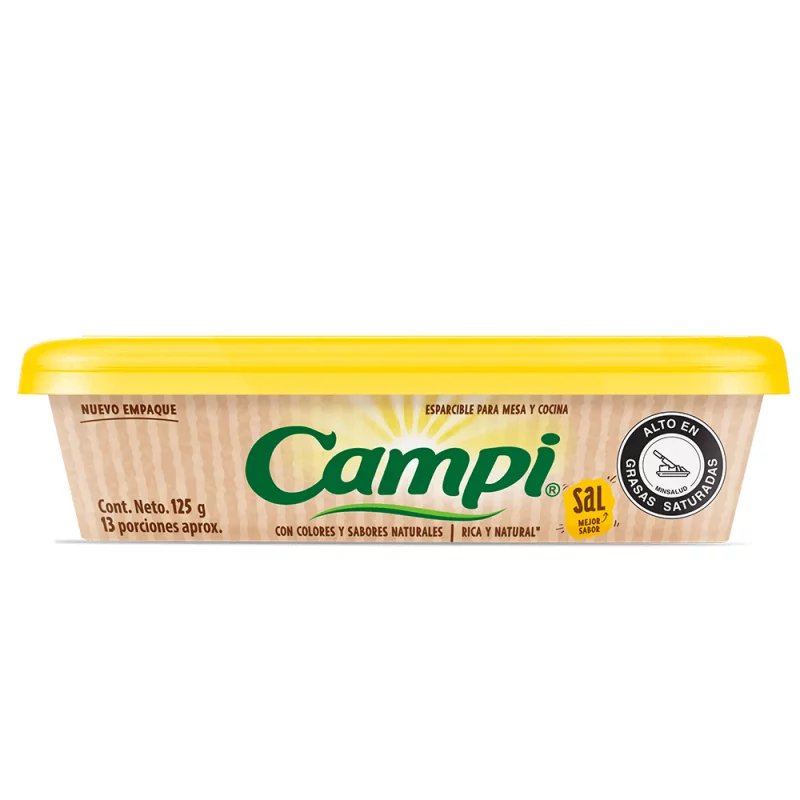 Margarina Campi Mini Con Sal 125 g